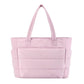💜Begrenzter Verkauf 50 % RABATT 👜Wasserdichte Luftpolstertasche für Damen, 20 l, flauschige Tragetasche, gesteppte Laptop-Schulterhandtasche