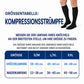 ❄️Sommerfrische 50 % Rabatt!🔥 Kniehohe Kompressionsstrümpfe mit Reißverschluss – Atmungsaktive Stützstrümpfe für Laufen, Reisen, Arbeit & langes Stehen