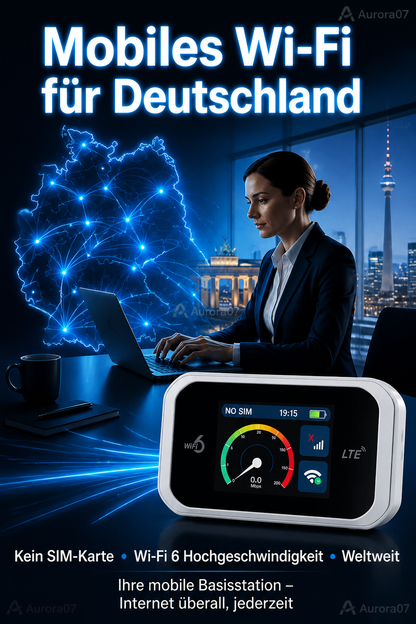 📶Mobiler Hotspot mit vollständiger WLAN-Abdeckung