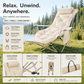 🪑 50% RABATT! 🌿 Tragbarer verstellbarer Klappstuhl für Außenbereich – Leicht, stabil & vielseitig – Ideal für Garten, Camping, Strand oder Terrasse – einfacher Transport und Aufbau 🏕️✨