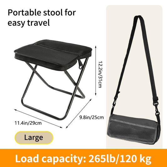 📢📢50 % Rabatt!!!✨ Ultraleichter Klapphocker – trägt bis zu 120 kg