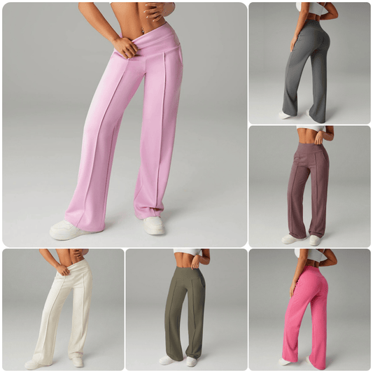 ⌛ Nur noch 3 Tage – 50% auf alles! ⏰ 50.000+ VERKAUFT!💕 Damen-Unifarbene Weite Straight-Leg-Hose