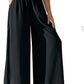 ✨Neuheit 2026!  heipeiwa Damen-Chiffonkleid, Strand-Palazzo-Hose mit weitem Bein und elastischem Bund