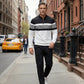 ✈️Kostenlose Lieferung✈️Herren-Set: Pullover mit grafischem Druck und Hose