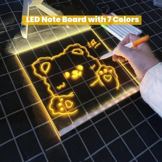 💥💥50% RABATT – Nur für kurze Zeit! 💥💥🎨 LED Leuchttafel 🎁 Kaufe 1 und erhalte 7 Farbstifte gratis