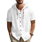 ✨🔥Herren Freizeit-Hoodie mit Kurzarm – lässig, bequem & atmungsaktiv – ideal für Sport, Alltag & Reisen