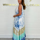 🌷Sommer-Hot-Sale 50% Rabatt🍃Maxikleid mit Batikmuster👍Handgefertigt