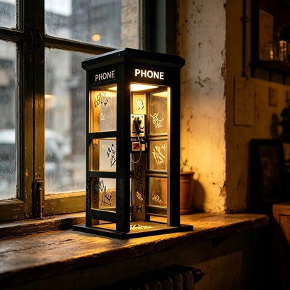 ✨Ambientelampe im Vintage-Stil einer Telefonzelle