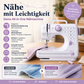 Multifunktionale Nähmaschine mit Overlock-Stich
