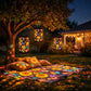 🔥HEISSER ANGEBOT 50 % RABATT – 🌞Bunte Sonnenblumen-Solar-Gartenlaterne