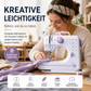 Multifunktionale Nähmaschine mit Overlock-Stich