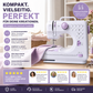 Multifunktionale Nähmaschine mit Overlock-Stich