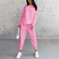 💕Damen Langarm-Sweatshirts mit unregelmäßigem Saum & Hosen-Set