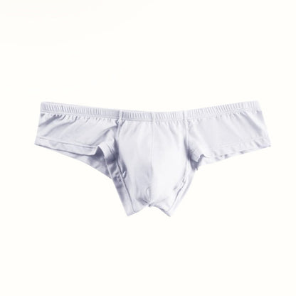 【✨ 1 + 2 gratis – 3 Stück】Atmungsaktive Herrenunterhosen, einfarbig, mit niedriger Taille