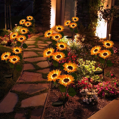 🌻 NUR FÜR KURZE ZEIT: 50 % RABATT! ✨ Sonnenblumen-Solarleuchten – Automatisches Ein- und Ausschalten, 14 Stunden Leuchtdauer, wasserdicht nach IP65 ☀️