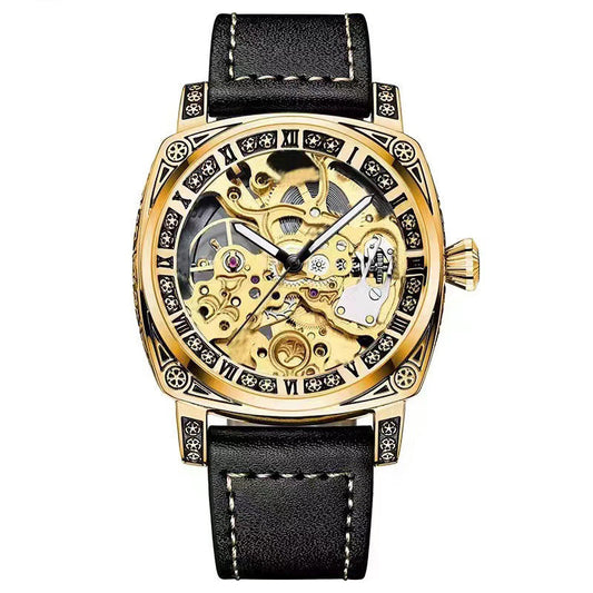 💥Heißer Verkauf 50 % Rabatt⌚Business-Mode-Analoguhr mit rundem Zifferblatt und Lederarmband