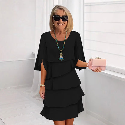 💎 60% RABATT! 💎 Elegantes, mehrlagiges Rüschenkleid für Damen – Pflegeleicht, vielseitig & perfekt für jeden Anlass 💃✨