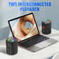 🔊🎵 Magnetisch teilbarer Bluetooth-Lautsprecher: 2-in-1 Design, kraftvoller Stereo-Sound, perfekt für unterwegs 🏕️⚡
