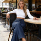📢📢50% Rabatt!!⏰Damenjeans mit hoher Taille und weitem Bein