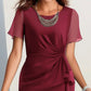 👗 50% RABATT! ✨ Einfarbiges elegantes Kleid – Schmeichelnde Passform, Vielseitiger Stil & Weicher Stoff 💃