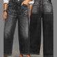 👖 Damen High-Rise Weitbeinjeans – Casual & bequem! Jetzt mit 50% Rabatt!
