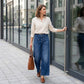 👖 Damen High-Rise Weitbeinjeans – Casual & bequem! Jetzt mit 50% Rabatt!