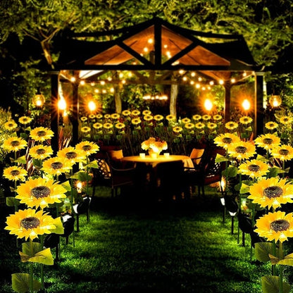 📢📢50 % Rabatt!! ⏰🌻 Realistisch & wetterfest | Solar-Sonnenblume – Bestseller 2026 | IP65-Außen-Dekoration