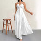 🌞Frühlingserwachen: 50% Rabatt!👗Halsfreies, rückenfreies Layering-Maxikleid – Bohemian Chic & fließend bequem!