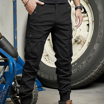 💎 -50% AUF CARGOHOSEN! 💎 Robuste Jogger für Herren: Mehrere Taschen & Bequeme Passform 👖🏞️