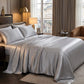 💘 Valentinstagsangebot: 50% Rabatt!🛏️ Unifarbenes Satin-Spannbettlaken | Haar- & hautfreundlich | Temperaturausgleichend | Langlebig & maschinenwaschbar