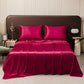 💘 Valentinstagsangebot: 50% Rabatt!🛏️ Unifarbenes Satin-Spannbettlaken | Haar- & hautfreundlich | Temperaturausgleichend | Langlebig & maschinenwaschbar