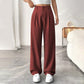 🔥HEISSE ANGEBOTE 49% RABATT👖Damenhose mit hoher Taille und weitem Bein ✈️2 Stück kaufen -> Kostenloser Versand