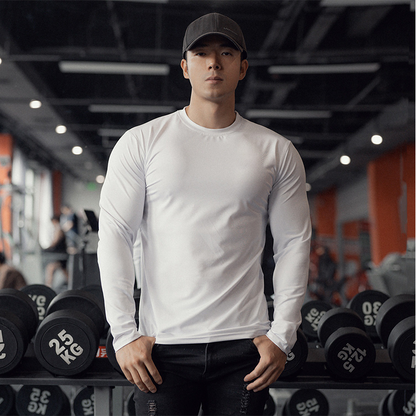🔥Langärmlige, schnelltrocknende Sportshirts für Herren