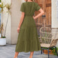 🌞Frühlingserwachen: 50% Rabatt!🌿 Damen Lässiges Maxikleid aus 100% Baumwolle – Sommerleicht, figurbetont & pflegeleicht für Strand & Brunch