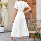 🌞Frühlingserwachen: 50% Rabatt!🌿 Damen Lässiges Maxikleid aus 100% Baumwolle – Sommerleicht, figurbetont & pflegeleicht für Strand & Brunch