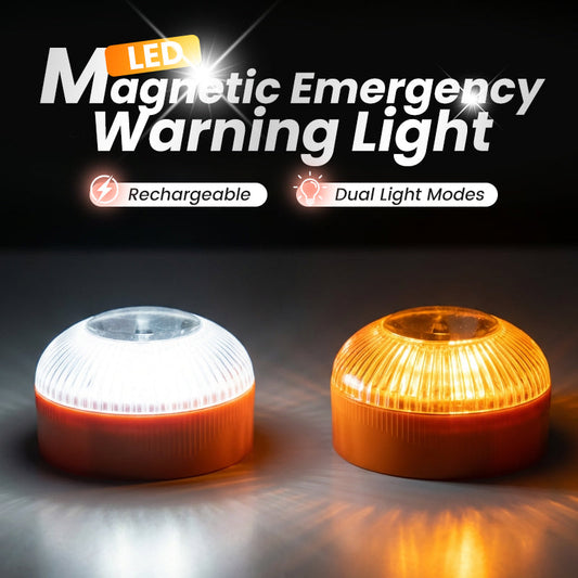 🚨🔦 V16 Stroboskoplichtleiste mit starkem Magneten – 360° Rotation, 16 LED Modi & IP65 wasserdicht ⚡🔋 für Baustelle, Offroad & Notfälle – ideal als Warnleuchte für LKW, Auto & Boot