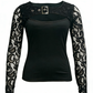 👚 50% RABATT! 💃 Damen-Sexy-Oberteil mit Cut-out & Spitzenärmeln – Romantisch, Modisch & Perfekt für Besondere Anlässe 🌸