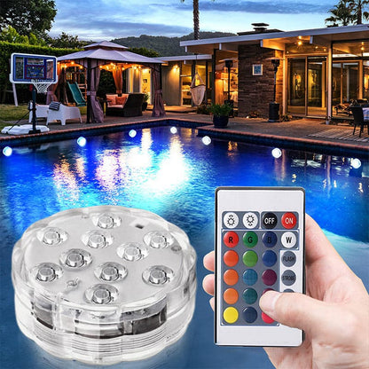 Unterwassertaugliche, wasserdichte LED-Beleuchtung mit Fernbedienung für den Pool