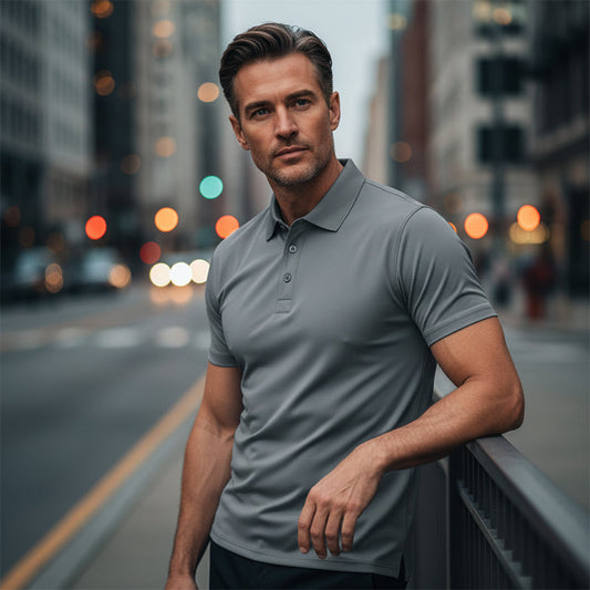 ✨🔥 Kurzarm-Hemdchen-Shirt mit Reverskragen – schnell trocknend & atmungsaktiv, ideal für heiße Tage ✔️👕 vielseitig kombinierbar, perfekt für Freizeit & Büro