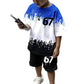 ⏳Begrenzte Zeit 50% Rabatt💥3D-Print-T-Shirt- & Shorts-Set für Jungen
