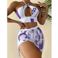 👙 50% RABATT! 🌊 3-teiliges Gerafftes Bikini-Set für Damen – Figurbetonend, Verstellbare Träger & Perfekt Für Strand & Urlaub 🌸