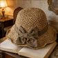 🧢 JETZT 50 % RABATT! 🌞 Eleganter Strohhut mit Schleife – atmungsaktiv, faltbar und perfekt für Strand und Reisen 👒