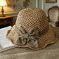 🧢 JETZT 50 % RABATT! 🌞 Eleganter Strohhut mit Schleife – atmungsaktiv, faltbar und perfekt für Strand und Reisen 👒
