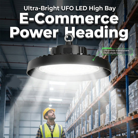 📢⏰【Letzte Restbestände – 50 % Rabatt-Bald wieder zum Normalpreis】Robuste UFO-LED-Hochregallampe-Hohe Helligkeit, hohe Qualität, gutes Preis-Leistungs-Verhältnis