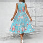 👗🌸 Ärmelloses Freizeitkleid mit Blumenmuster für Damen – Leicht, lässig & perfekt für den Sommer 🌼
