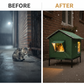 🏠 Nur für kurze Zeit: 50% Rabatt+Versandkostenfrei! 🐈 Erhöhtes Outdoor-Katzenhaus für jedes Wetter – Wasserdicht, isoliert, faltbar 🌧️