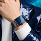 💼 50 % Rabatt – Herren-Quarzarmbanduhr im quadratischen Design – modernes Gehäuse, Edelstahlband & wasserdicht – vielseitig für Alltag & Business ⌚