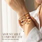 🧿 60% RABATT! 💕 Armband im Bohème-Stil mit Anhängern – Böser Blick & Elefant – Schützend, boho-chic & perfekt als Geschenk ✨