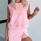 🌺Damen-Set aus Tanktop und Schlitz-Skort
