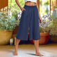 ⏰🔥 NUR KURZE ZEIT: -50% 💥 Lässige 3/4-Hose mit weitem Bein 👖 einfarbig, bequem & stilvoll-elegant ✨